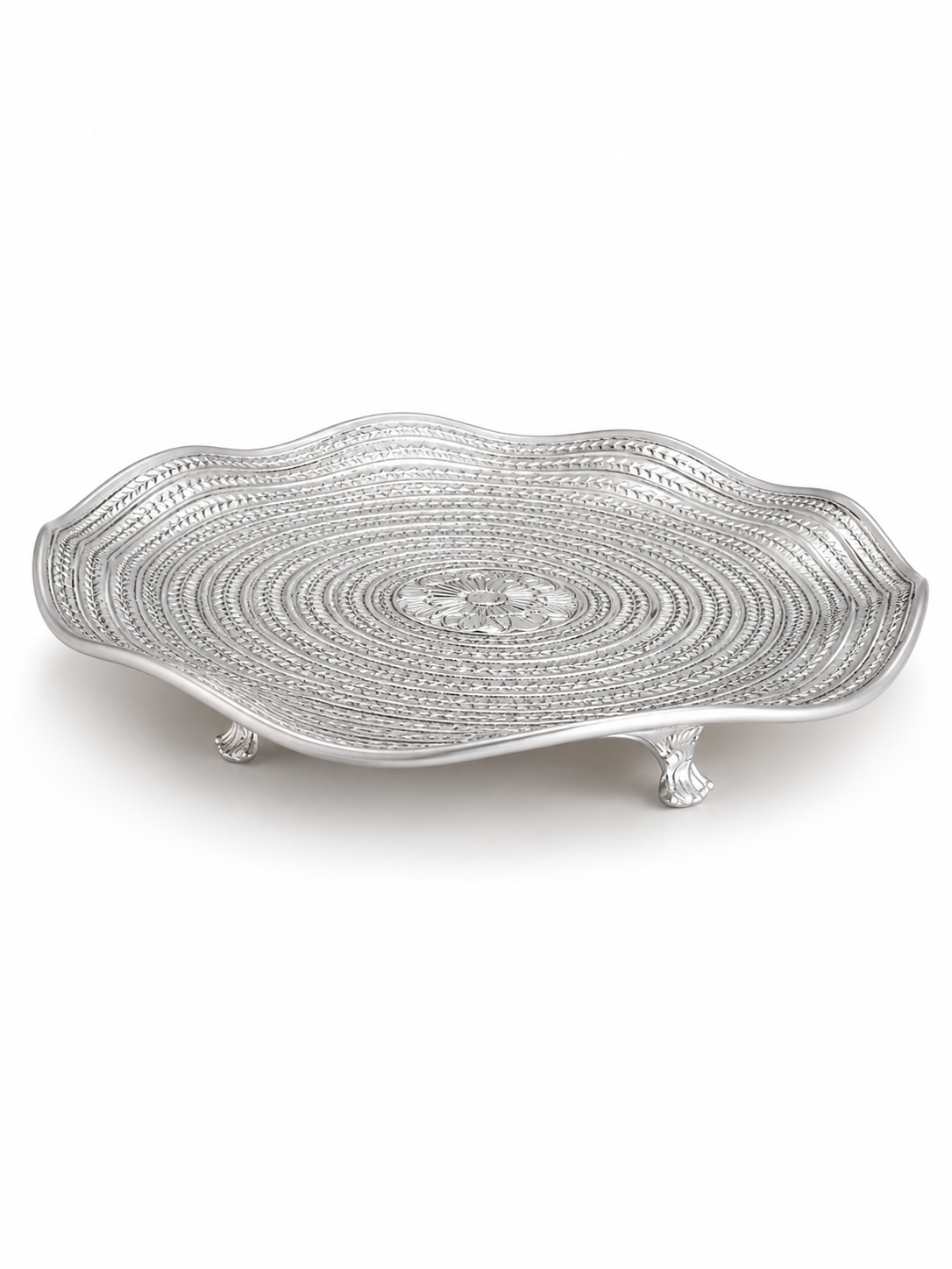 Elara Hammered Silver Duo