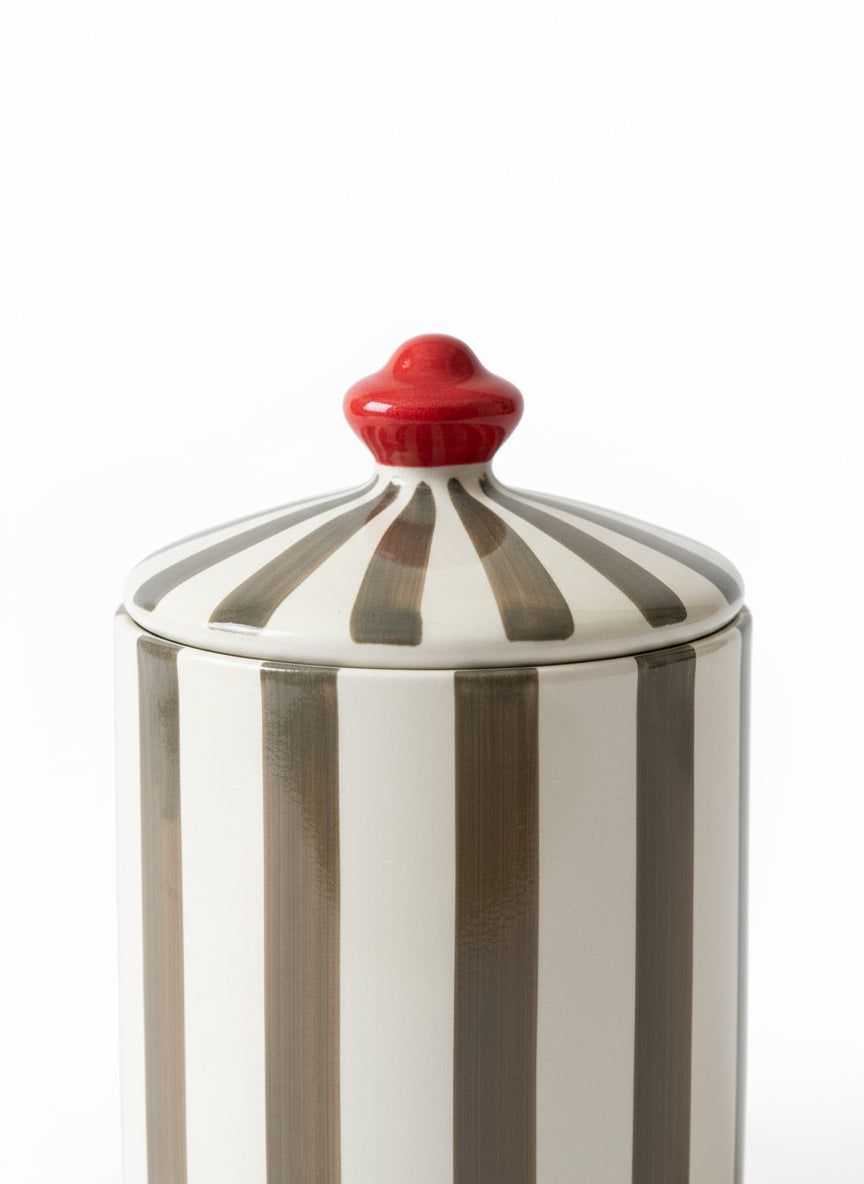 The Tuscan Stripe Jar