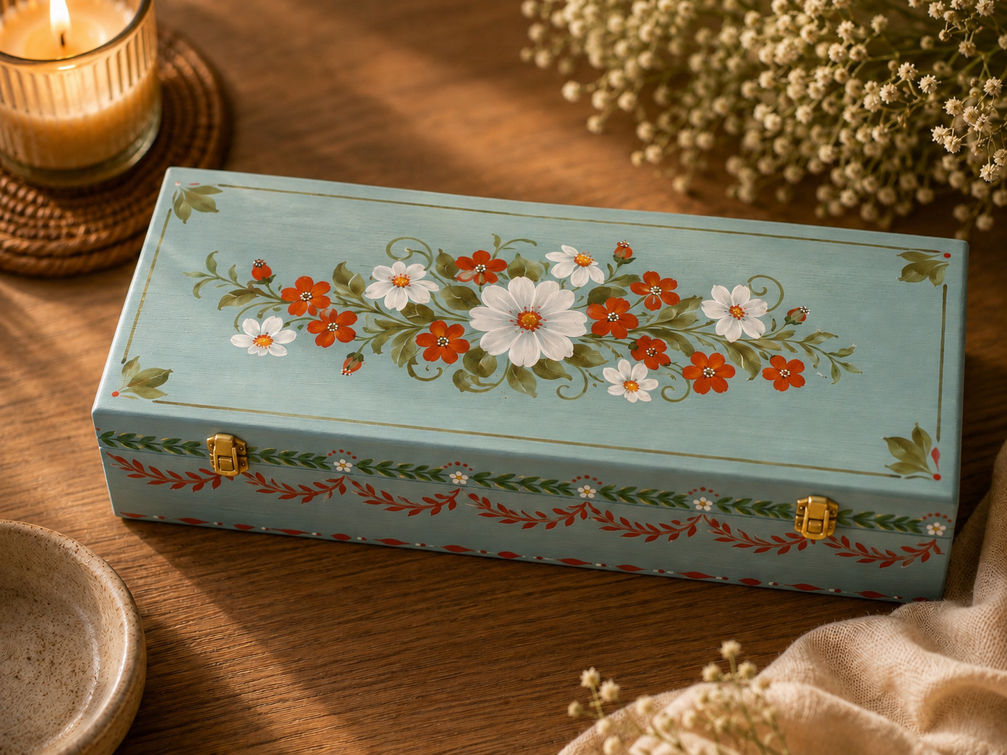 Artisan Bloom Keepsake Box