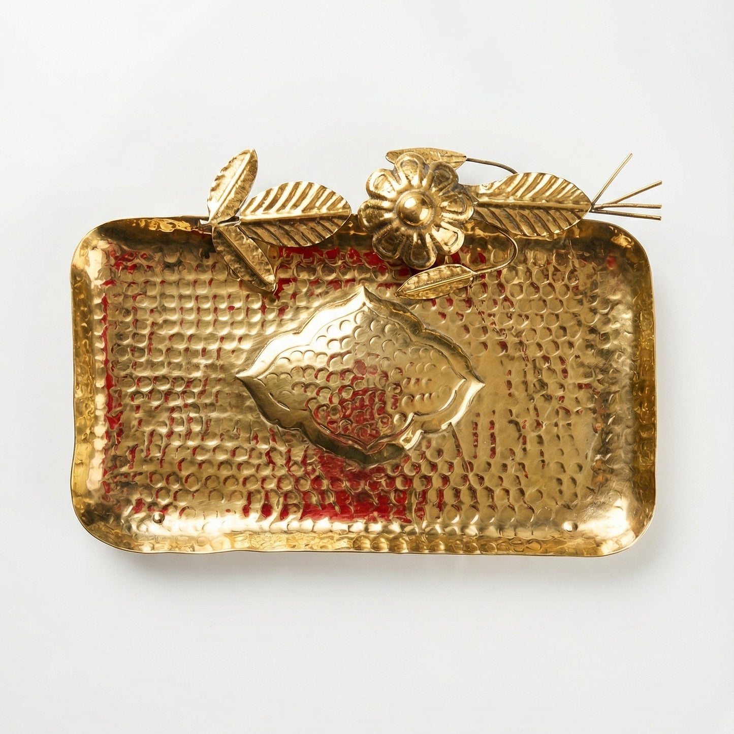 Bloom Brass Tray