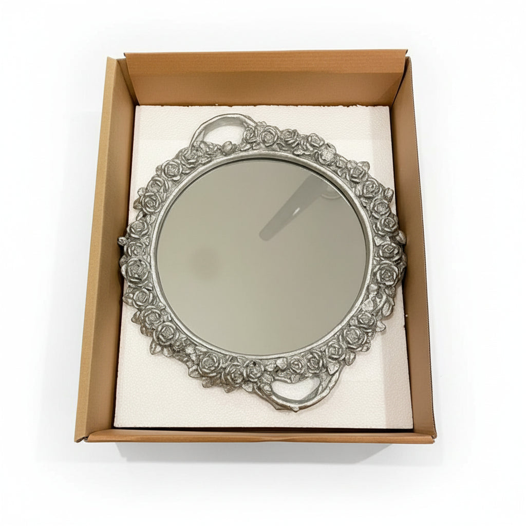 Silver Halo Vanity Tray