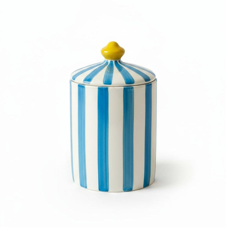 Amalfi Stripe Jar