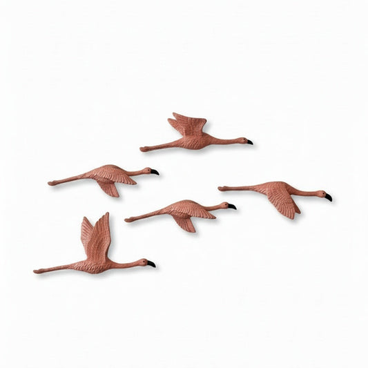 Pink Flight Wall Decor Set