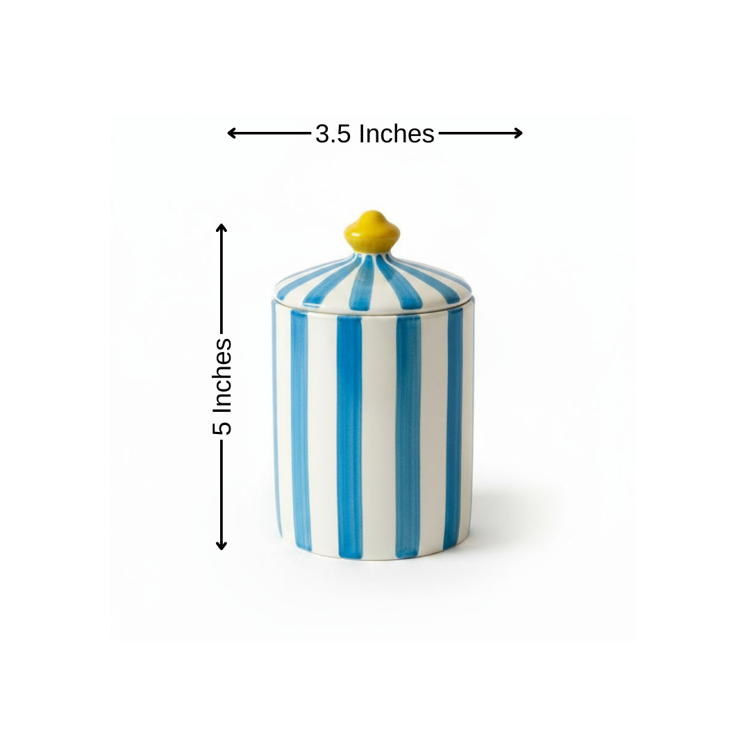 Amalfi Stripe Jar