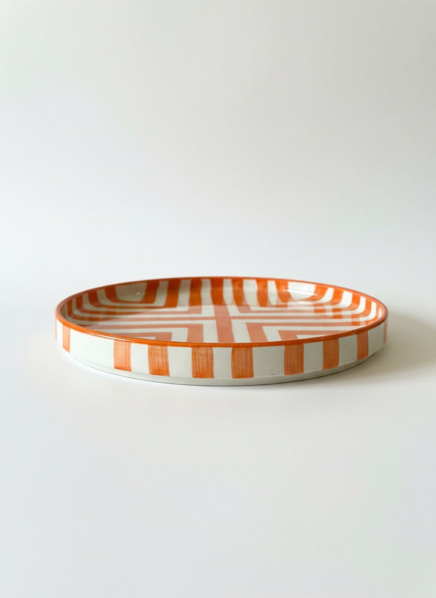 Tangerine Beam Platter