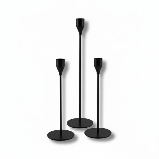 Noir Candle Stand Set