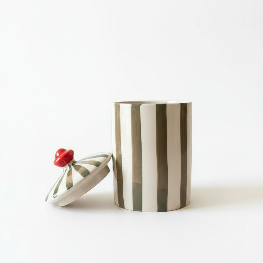 The Tuscan Stripe Jar