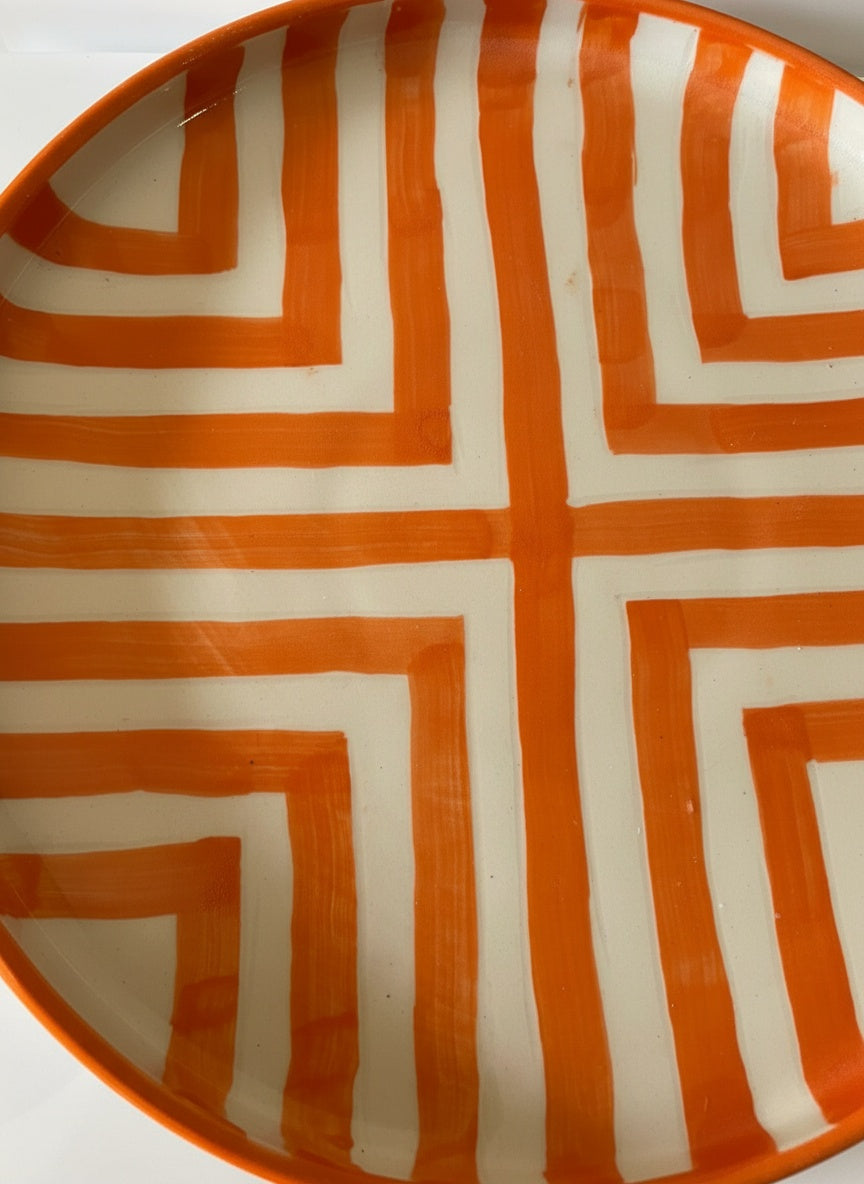 Tangerine Beam Platter