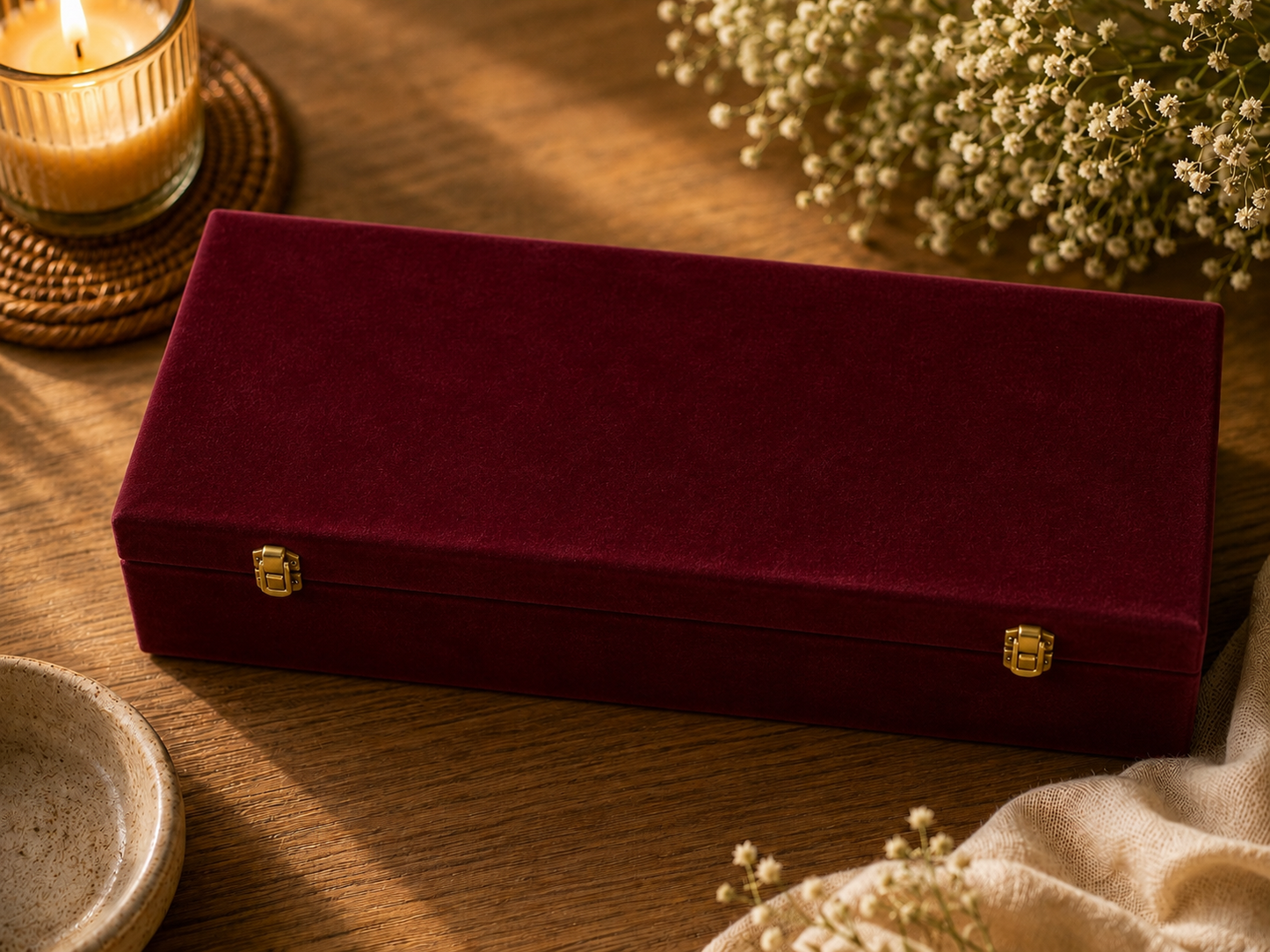 Velvet Luxe Organizer Box