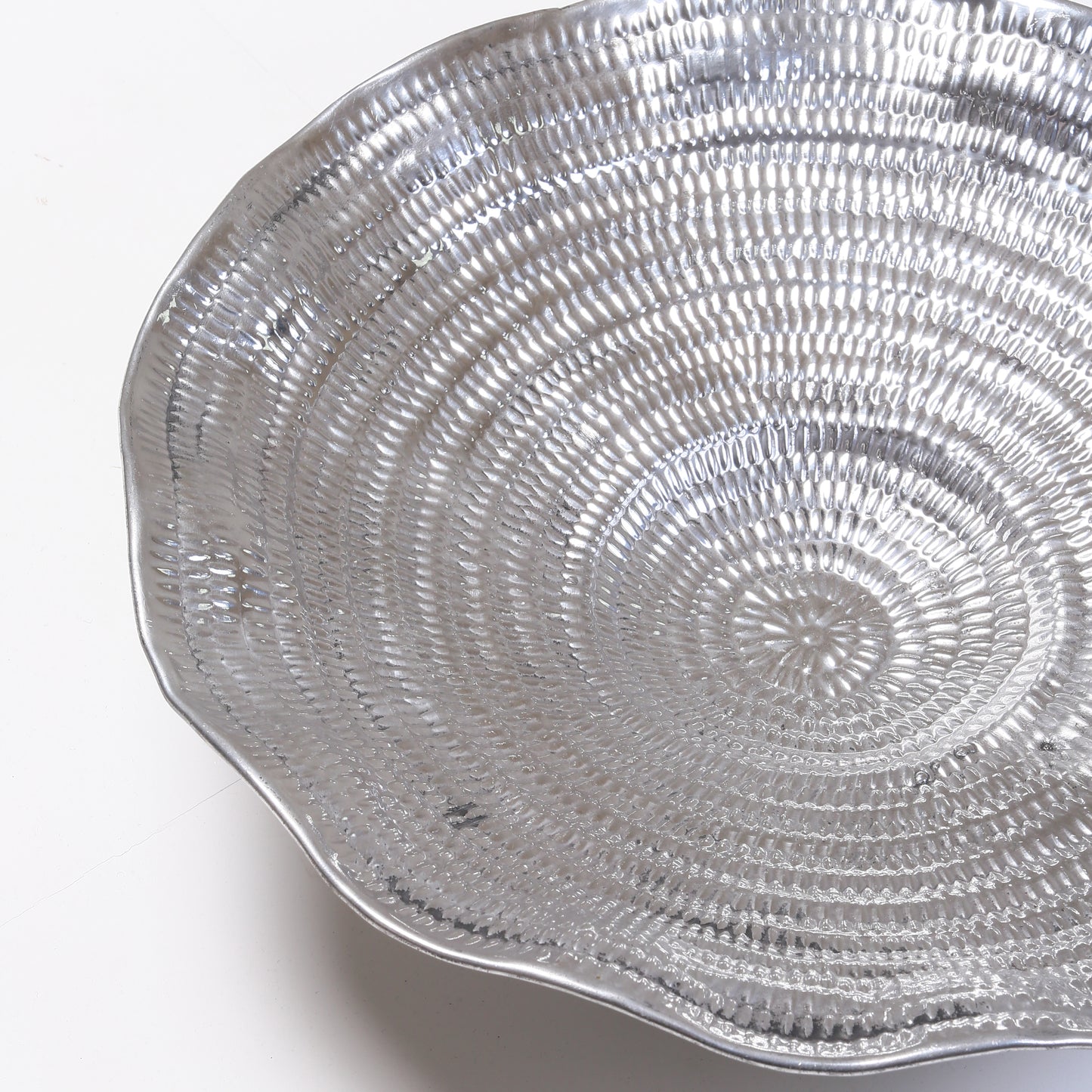 Raised Ripple Silver platter
