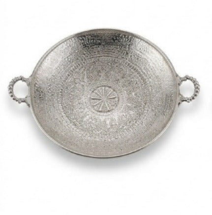 Regal Floral Silver Tray