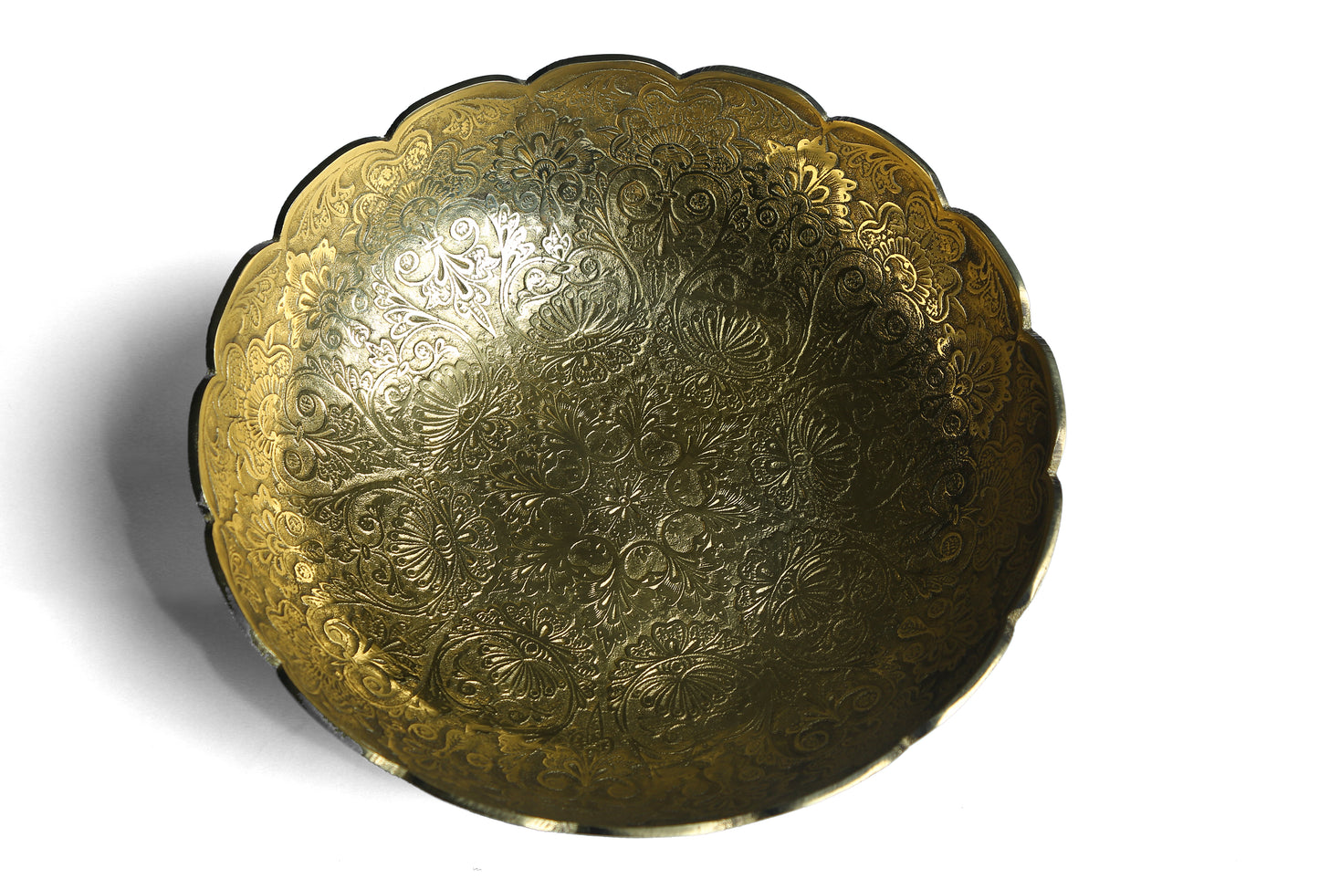 Lumine Brass Engraved Bowl