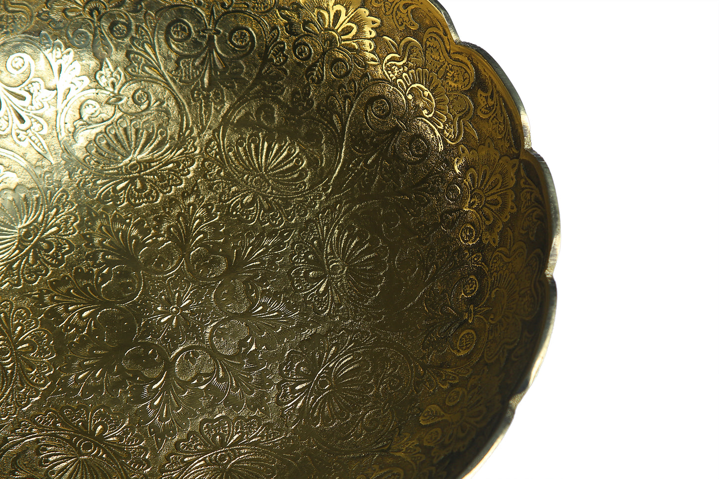 Lumine Brass Engraved Bowl
