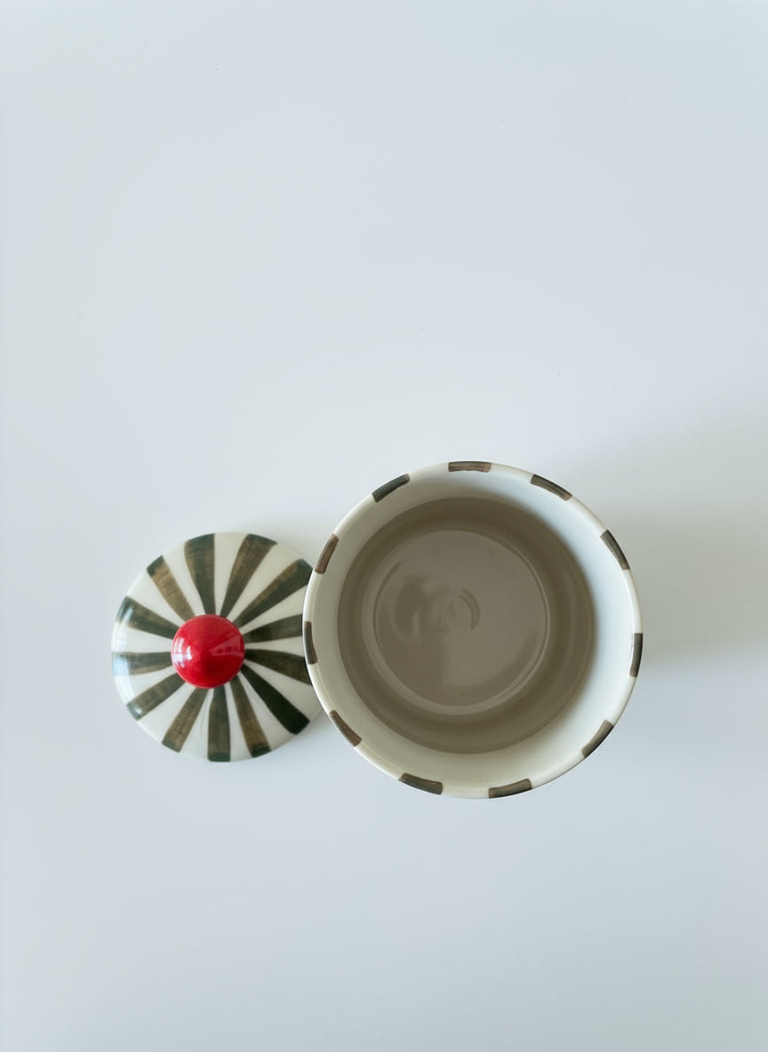 The Tuscan Stripe Jar