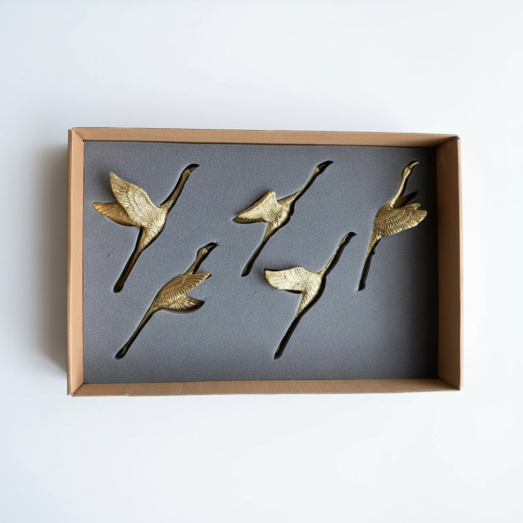 Golden Flight Wall Decor Set