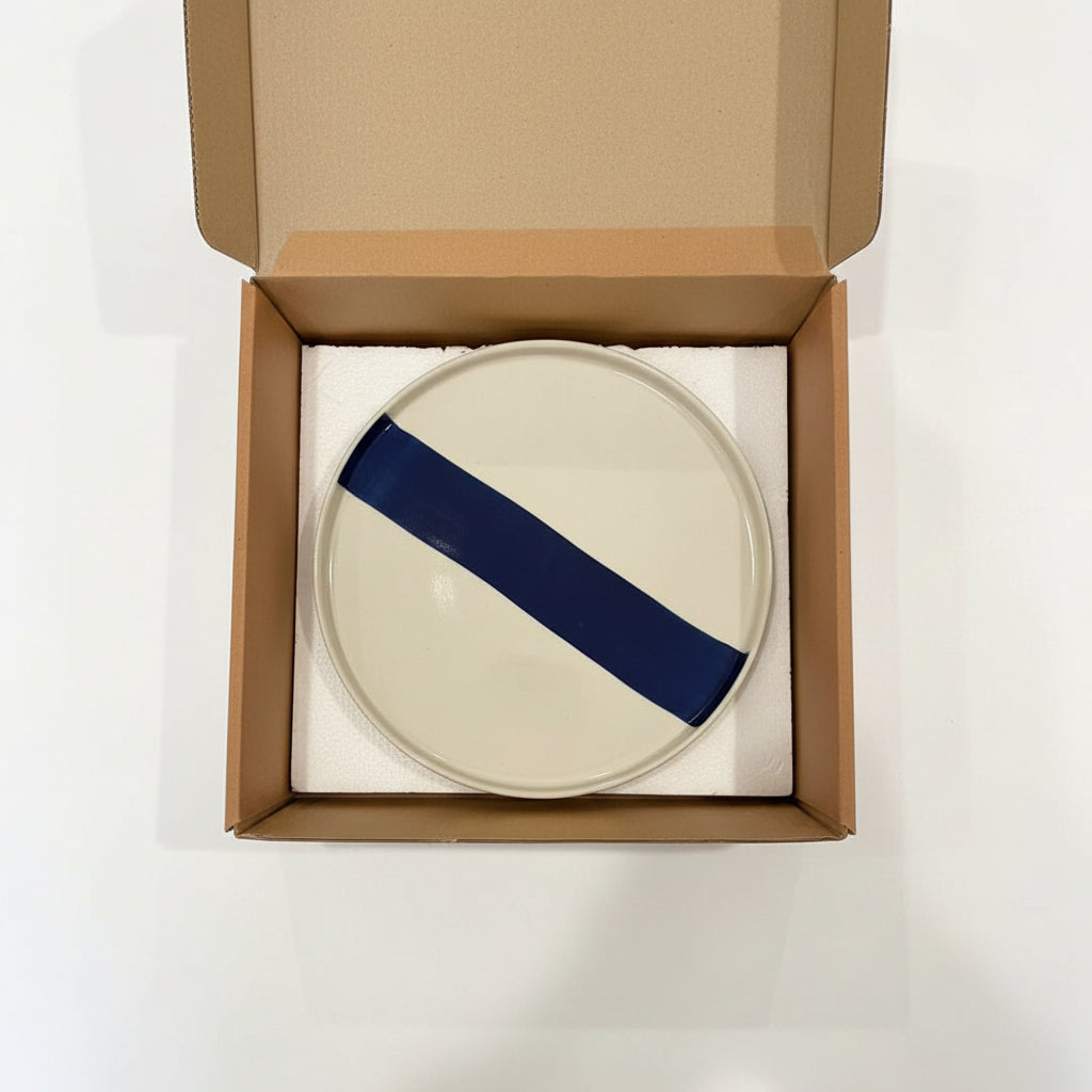 Blue Horizon Ceramic Platter