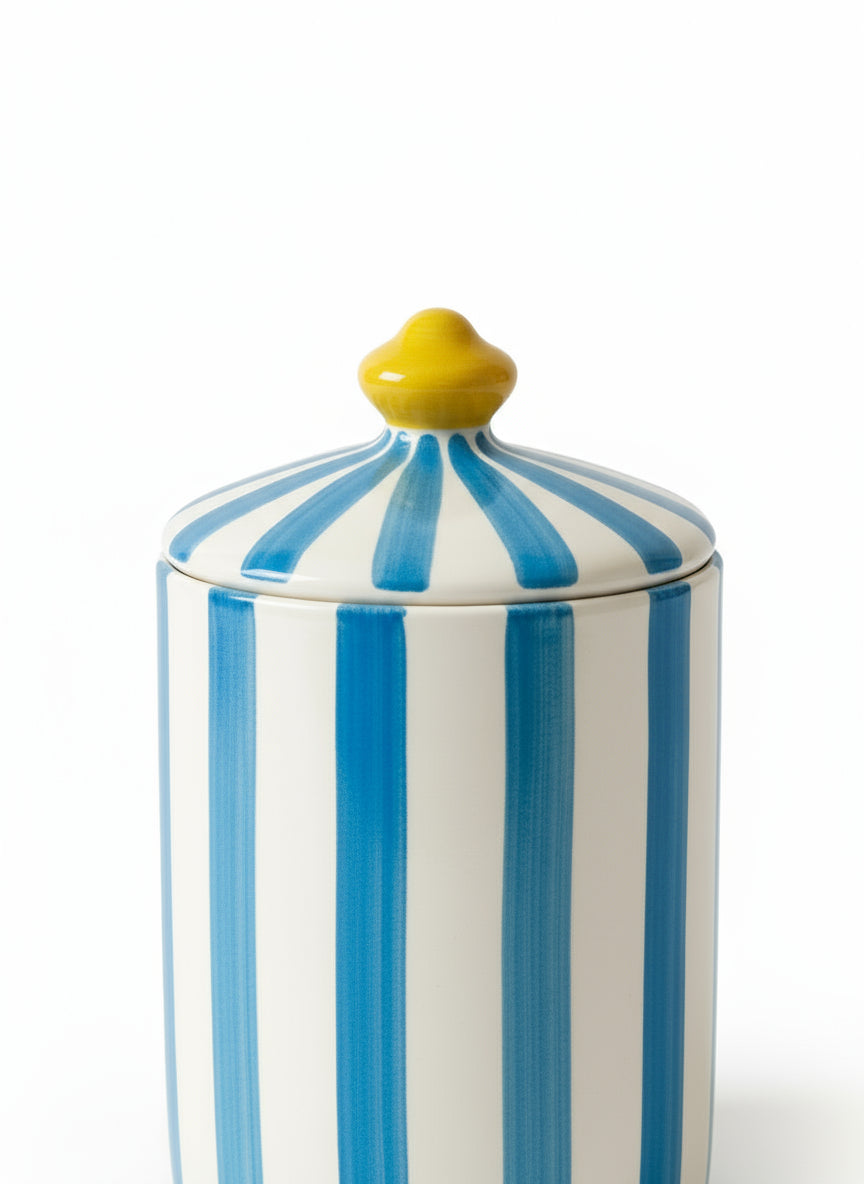 Amalfi Stripe Jar